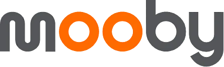 El logotipo de Mooby, con las 